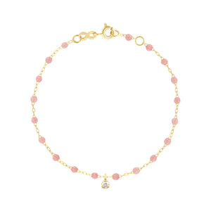 Gigi Clozeau - Gigi Supreme 1 Diamond Bracelet, Blush, Yellow Gold, 6.7"