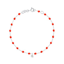 Gigi Clozeau - Gigi Supreme 1 Diamond Bracelet, Coral, White Gold, 6.7"