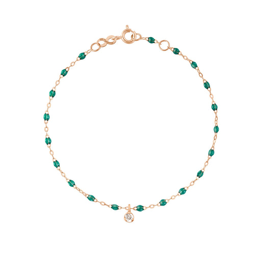 Gigi Clozeau - Gigi Supreme 1 Diamond Bracelet, Emerald, Rose Gold, 6.7