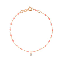 Gigi Clozeau - Gigi Supreme 1 Diamond Bracelet, Fuchsia, Rose Gold, 6.7"