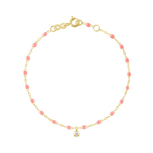 Gigi Clozeau - Gigi Supreme 1 Diamond Bracelet, Fuchsia, Yellow Gold, 6.7"