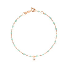 Gigi Clozeau - Gigi Supreme 1 Diamond Bracelet, Jade, Rose Gold, 6.7"