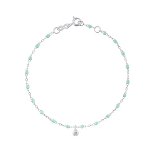 Gigi Clozeau - Gigi Supreme 1 Diamond Bracelet, Jade, White Gold, 6.7"