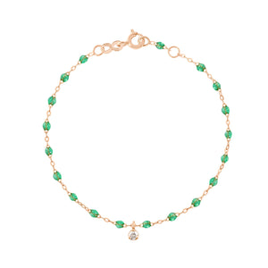 Gigi Clozeau - Gigi Supreme 1 Diamond Bracelet, Mint, Rose Gold, 6.7"