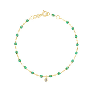 Gigi Clozeau - Gigi Supreme 1 Diamond Bracelet, Mint, Yellow Gold, 6.7"