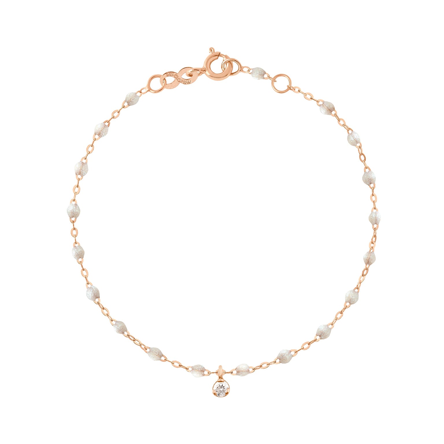 Gigi Clozeau - Gigi Supreme 1 Diamond Bracelet, Opal, Rose Gold, 6.7"