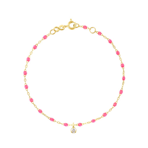 Gigi Clozeau - Gigi Supreme 1 Diamond Bracelet, Pink, Yellow Gold, 6.7