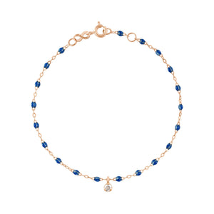 Gigi Clozeau - Gigi Supreme 1 Diamond Bracelet, Sapphire, Rose Gold, 6.7"