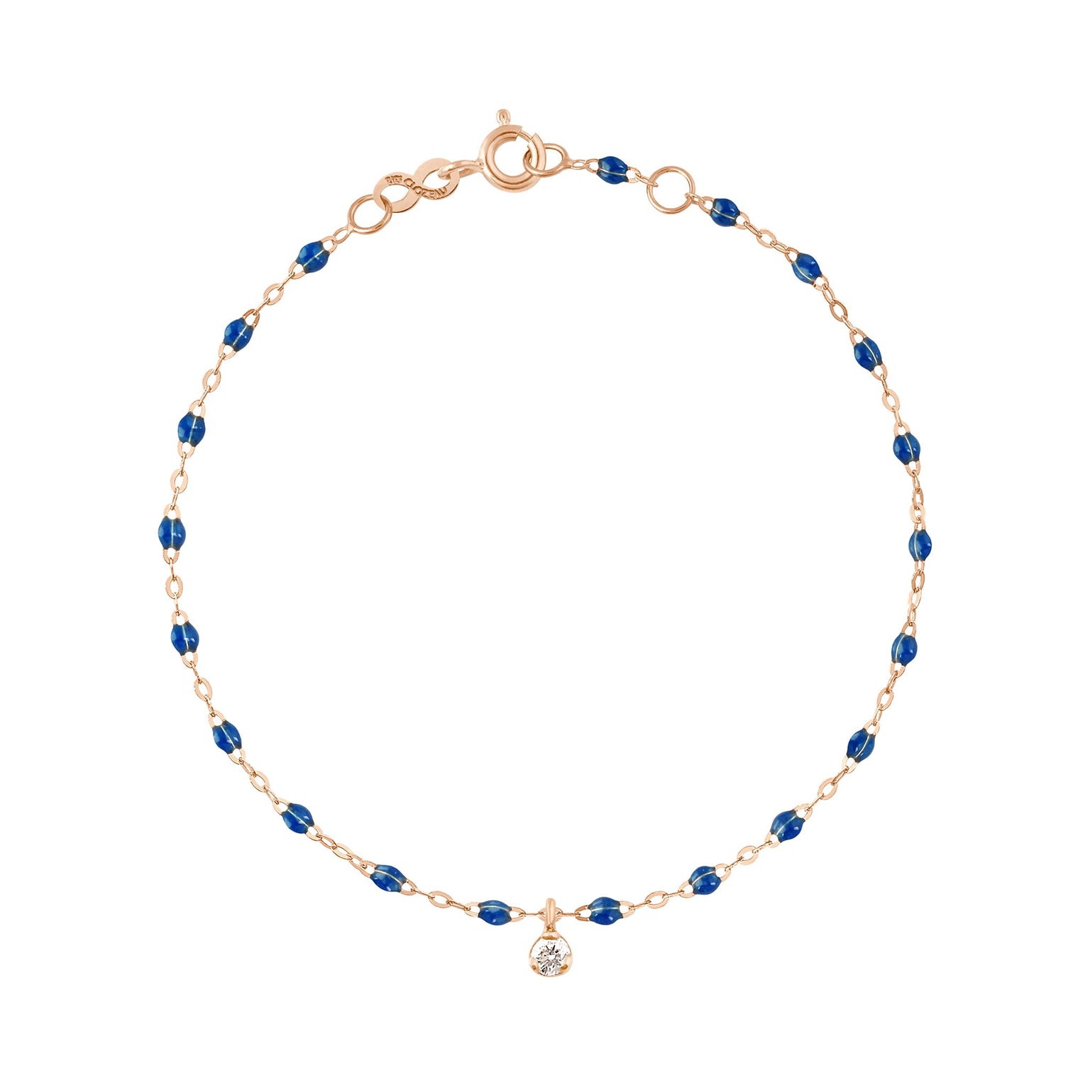 Gigi Clozeau - Gigi Supreme 1 Diamond Bracelet, Sapphire, Rose Gold, 6.7"