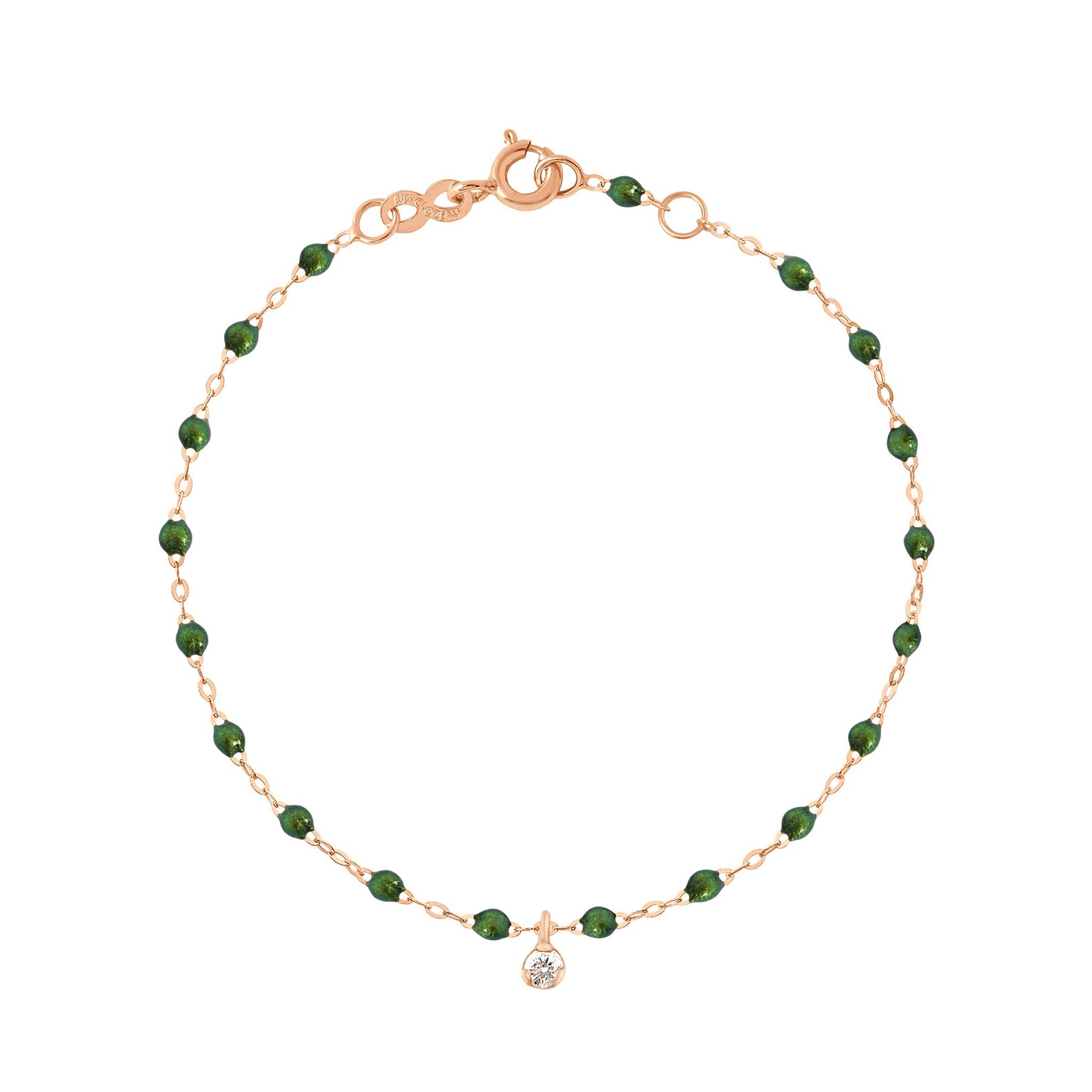Gigi Clozeau - Gigi Supreme 1 Diamond Bracelet, Scarab, Rose Gold, 6.7"