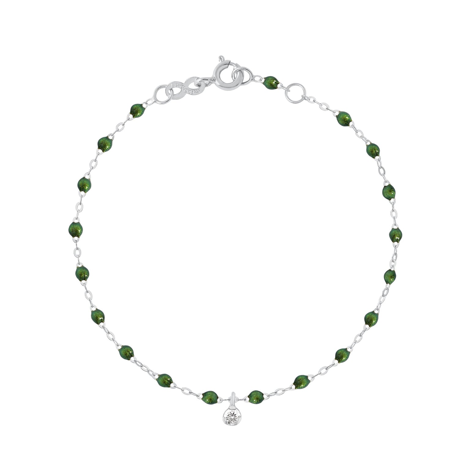 Gigi Clozeau - Gigi Supreme 1 Diamond Bracelet, Scarab, White Gold, 6.7"