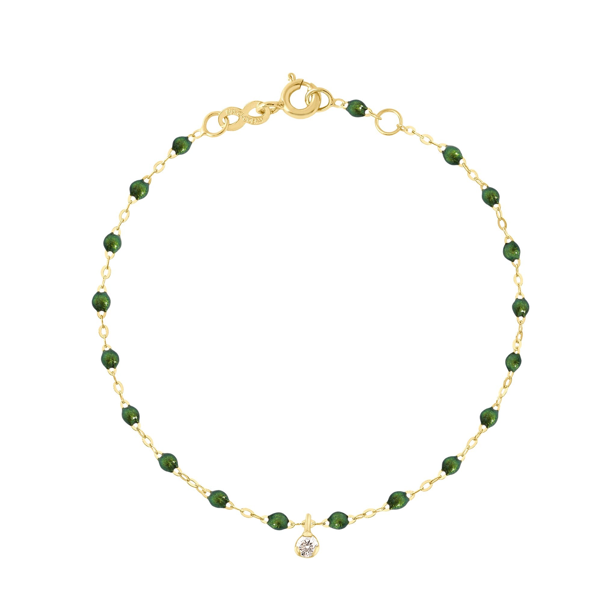 Gigi Clozeau - Gigi Supreme 1 Diamond Bracelet, Scarab, Yellow Gold, 6.7"