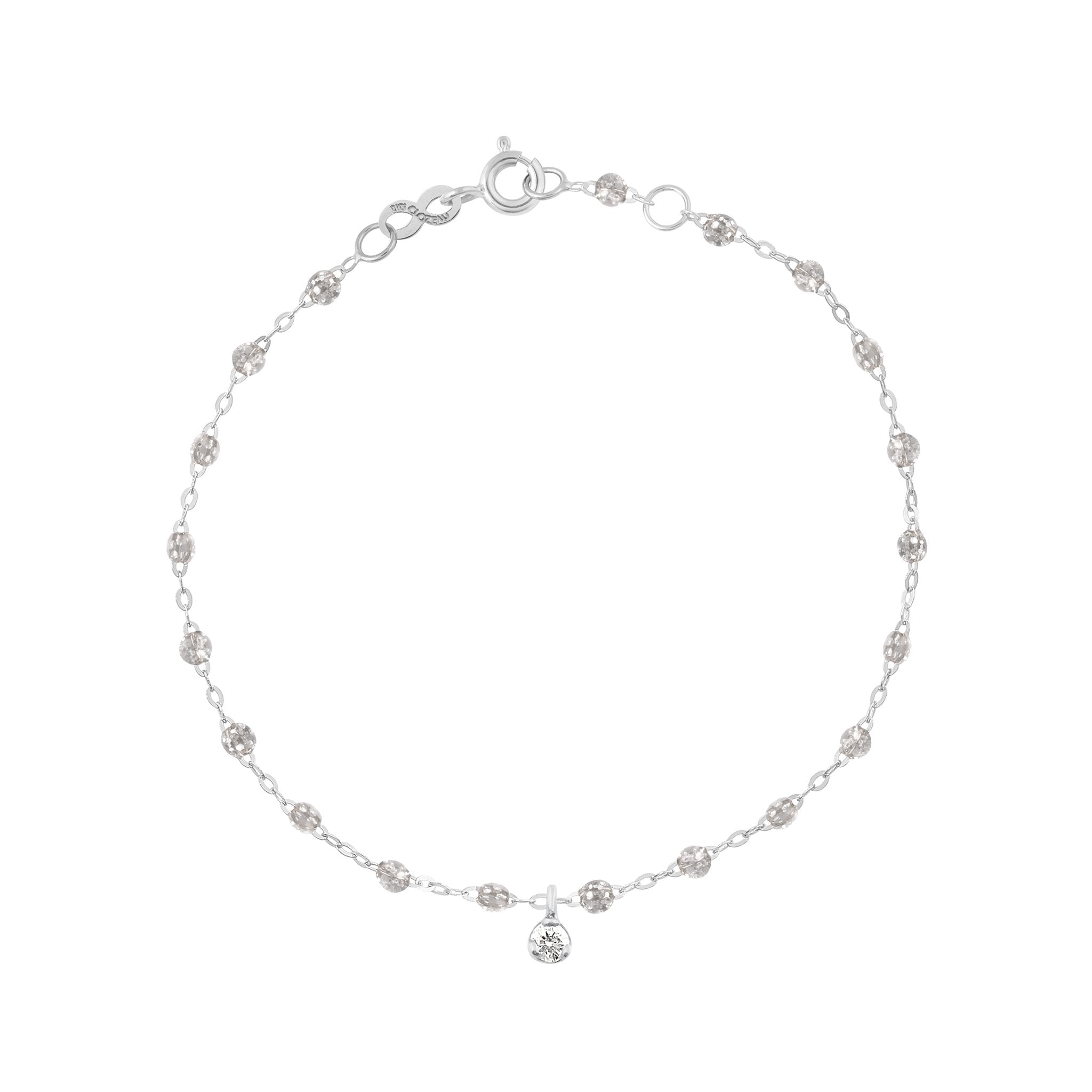 Gigi Clozeau - Gigi Supreme 1 Diamond Bracelet, Sparkle, White Gold, 6.7"