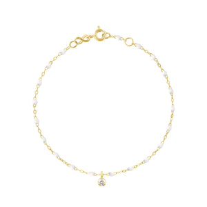 Gigi Clozeau - Gigi Supreme 1 Diamond Bracelet, White, Yellow Gold, 6.7"