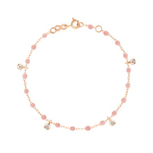 Gigi Clozeau - Gigi Supreme 4 Diamond Bracelet, Blush, Rose Gold, 6.7"