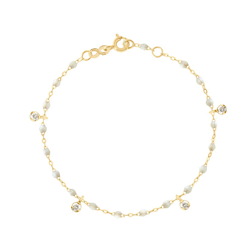 Gigi Clozeau - Gigi Supreme 4 Diamond Bracelet, Opal, Yellow Gold, 6.7