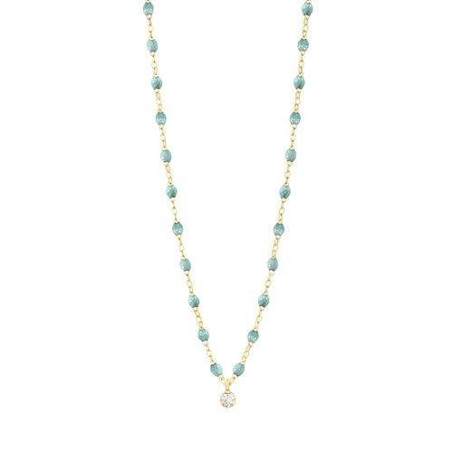 Gigi Clozeau - Gigi Supreme Classic 1 Diamond Necklace, Iceberg, Yellow Gold, 16.5