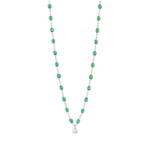 Gigi Clozeau - Gigi Supreme Classic 1 Diamond Necklace, Mint, White Gold, 16.5"