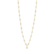 Gigi Clozeau - Gigi Supreme Classic 1 Diamond Necklace, Opal, Yellow Gold, 16.5"