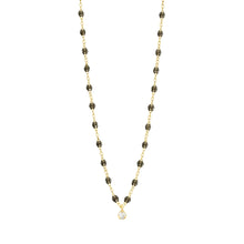 Gigi Clozeau - Gigi Supreme Classic 1 Diamond Necklace, Quartz, Yellow Gold, 16.5"
