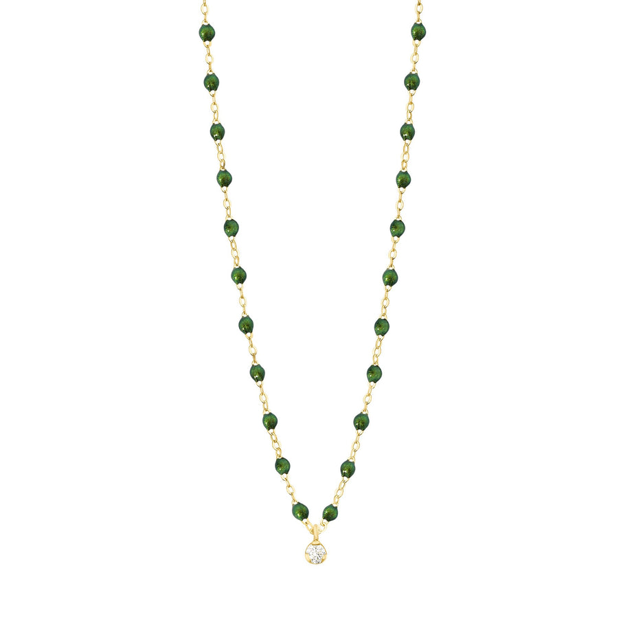 Gigi Clozeau - Gigi Supreme Classic 1 Diamond Necklace, Scarab, Yellow Gold, 16.5