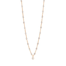 Gigi Clozeau - Gigi Supreme Classic 1 Diamond Necklace, Sparkle, Rose Gold, 16.5"