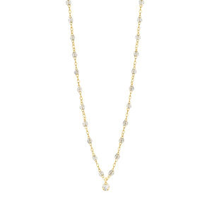 Gigi Clozeau - Gigi Supreme Classic 1 Diamond Necklace, Sparkle, Yellow Gold, 16.5"