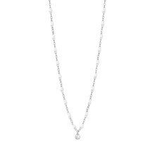 Gigi Clozeau - Gigi Supreme Classic 1 Diamond Necklace, White, White Gold, 16.5"