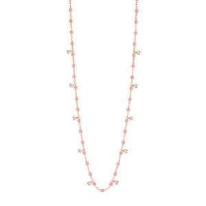 Gigi Clozeau - Gigi Supreme Classic 10 Diamond Necklace, Blush, Rose Gold, 23.6"