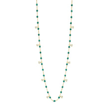 Gigi Clozeau - Gigi Supreme Classic 10 Diamond Necklace, Emerald, Yellow Gold, 23.6"