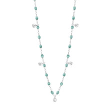 Gigi Clozeau - Gigi Supreme Classic 5 Diamond Necklace, Iceberg, White Gold, 17.7"