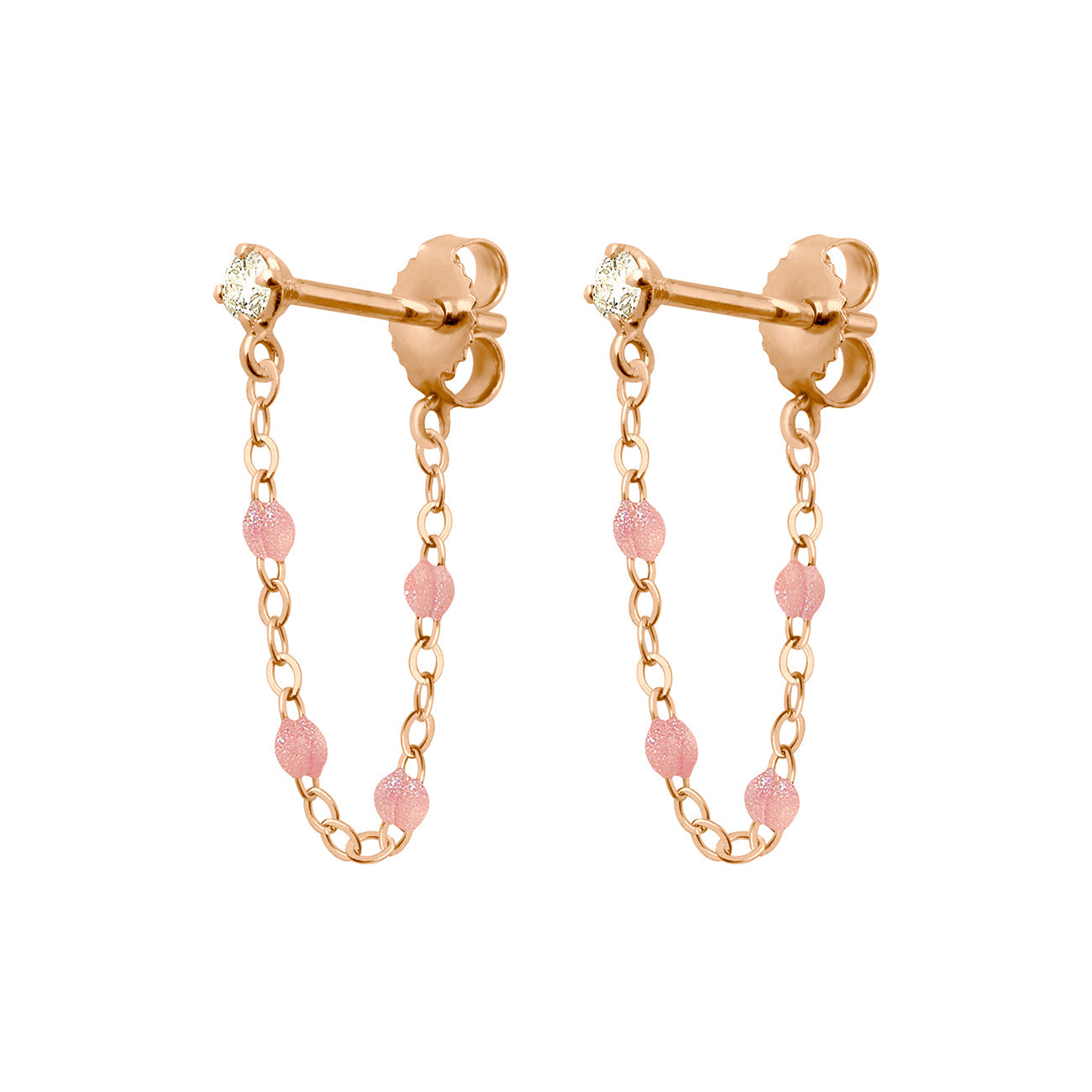 Gigi Clozeau - Gigi Supreme Diamond earrings, Blush, Rose Gold