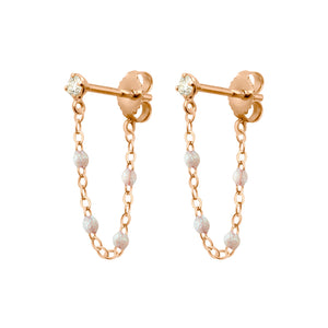 Gigi Clozeau - Gigi Supreme Diamond earrings, Opal, Rose Gold