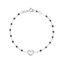 Gigi Clozeau - Heart Supreme Classic Gigi diamond bracelet, Quartz, White Gold, 6.7"
