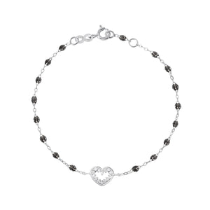Gigi Clozeau - Heart Supreme Classic Gigi diamond bracelet, Quartz, White Gold, 6.7"