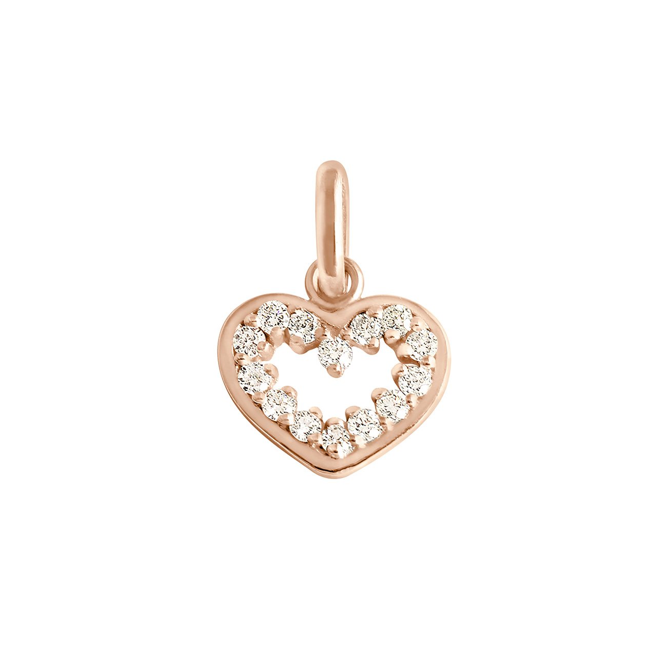 Gigi Clozeau - Heart Supreme diamond pendant, Rose Gold