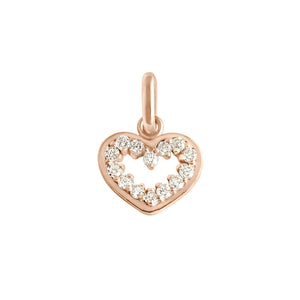 Gigi Clozeau - Heart Supreme diamond pendant, Rose Gold