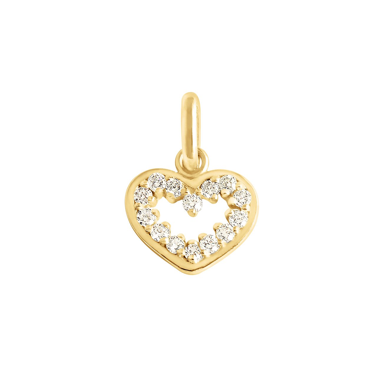 Gigi Clozeau - Heart Supreme diamond pendant, Yellow Gold