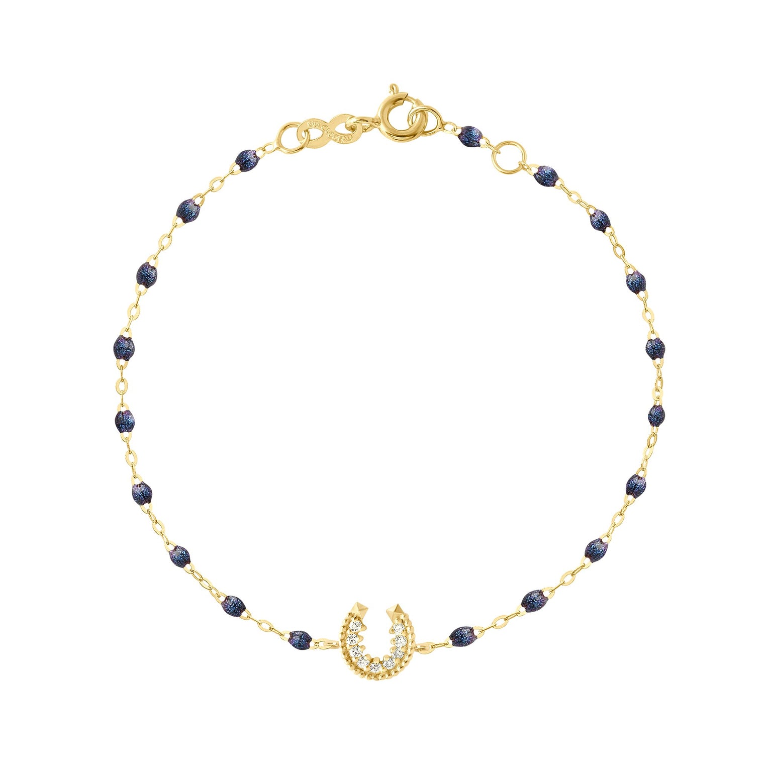 Horseshoe gold bracelet discount