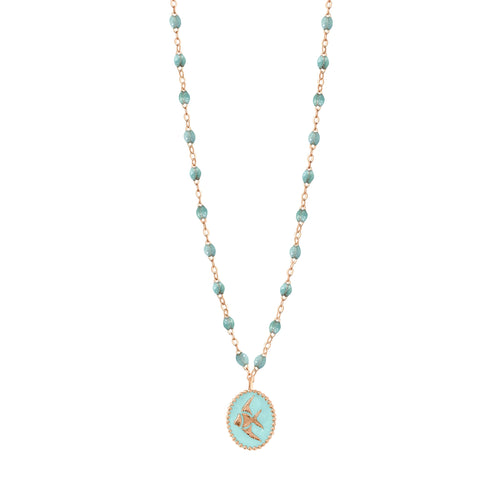 Gigi Clozeau - Iceberg Angelfish Necklace, Rose Gold, 16.5
