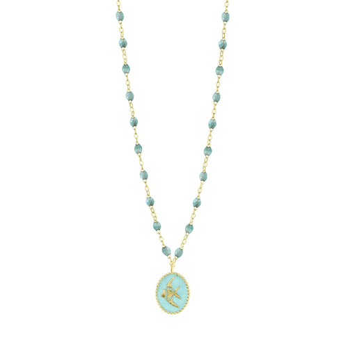 Gigi Clozeau - Iceberg Angelfish Necklace, Yellow Gold, 16.5