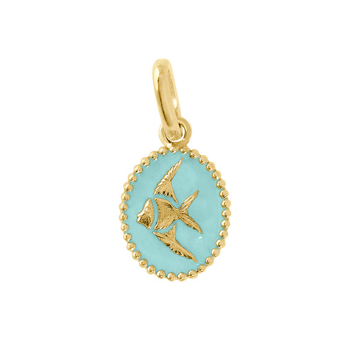 Gigi Clozeau - Iceberg Angelfish Pendant, Yellow Gold
