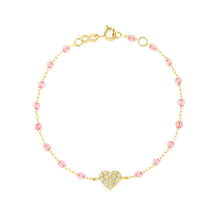 Gigi Clozeau - In Love Diamond Bracelet, Rosée, Yellow Gold, 6.7"