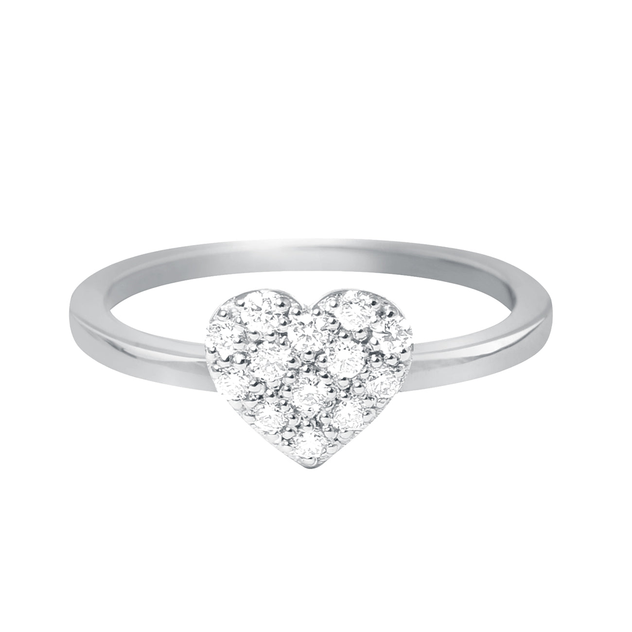 Gigi Clozeau - In Love Diamond Ring, White Gold, Size 5.75