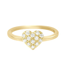Gigi Clozeau - In Love Diamond Ring, Yellow Gold, Size 6.25