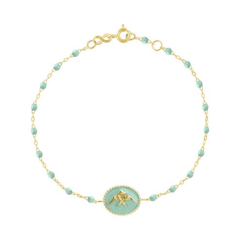 Gigi Clozeau - Jade Angelfish Bracelet, Yellow Gold, 6.7