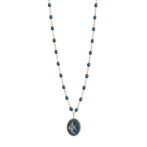 Gigi Clozeau - Jeans Angelfish Necklace, Rose Gold, 16.5
