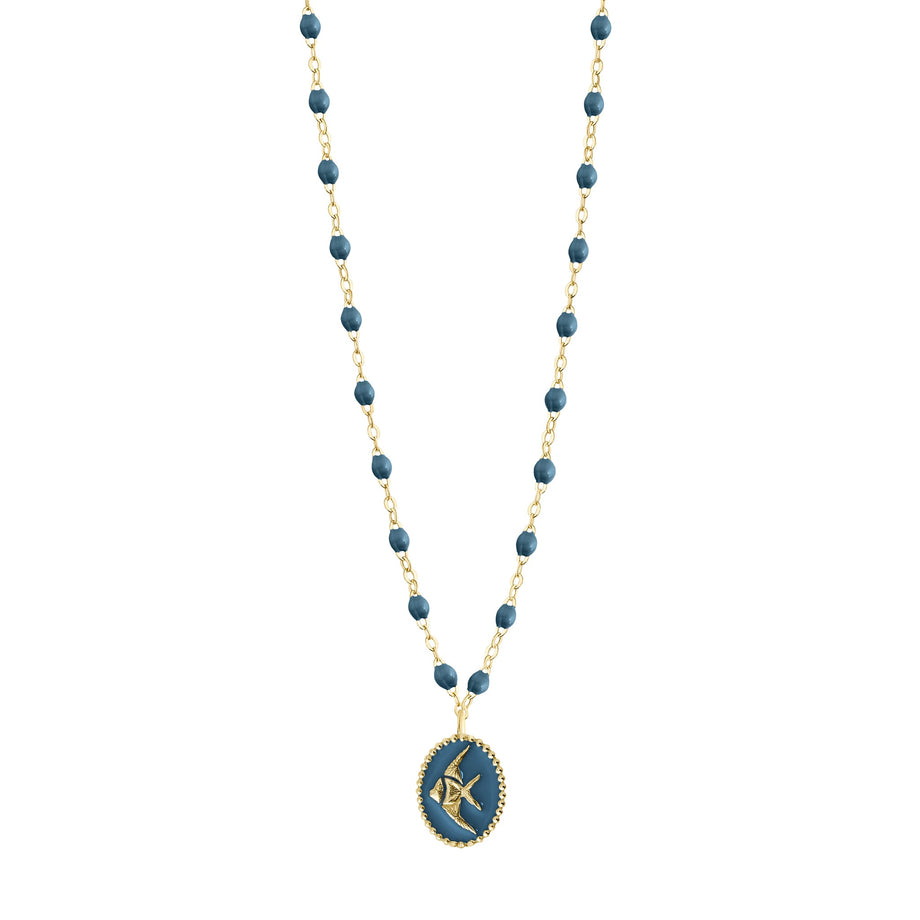 Gigi Clozeau - Jeans Angelfish Necklace, Yellow Gold, 16.5