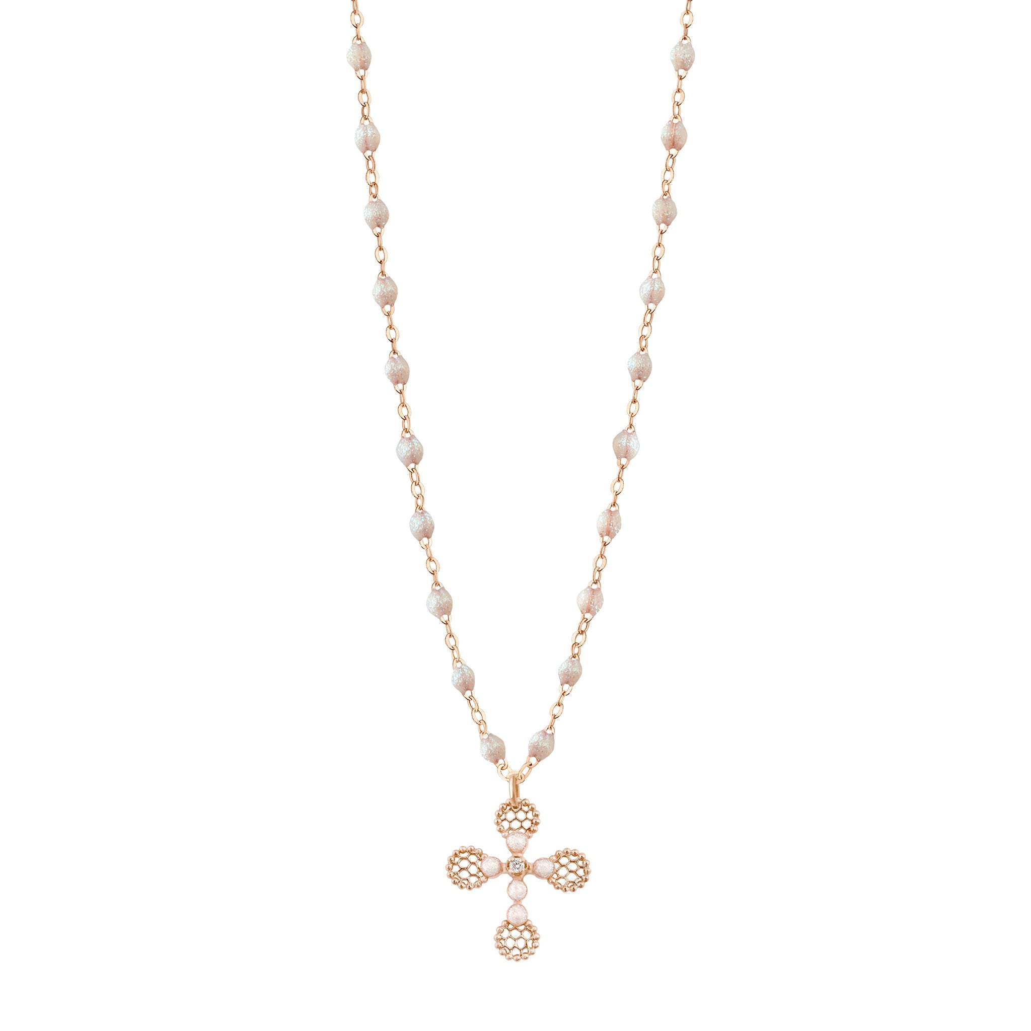 14K White Gold 0.55 Carat Diamond Cross Necklace – LTB JEWELRY