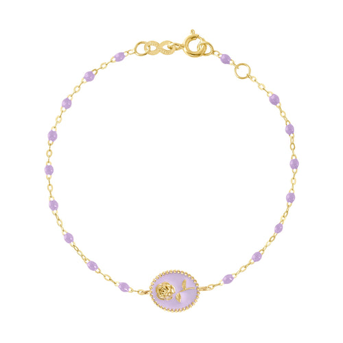 Gigi Clozeau - Lilac Rose Bracelet, Yellow Gold, 6.7